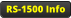 RS-1500 Info